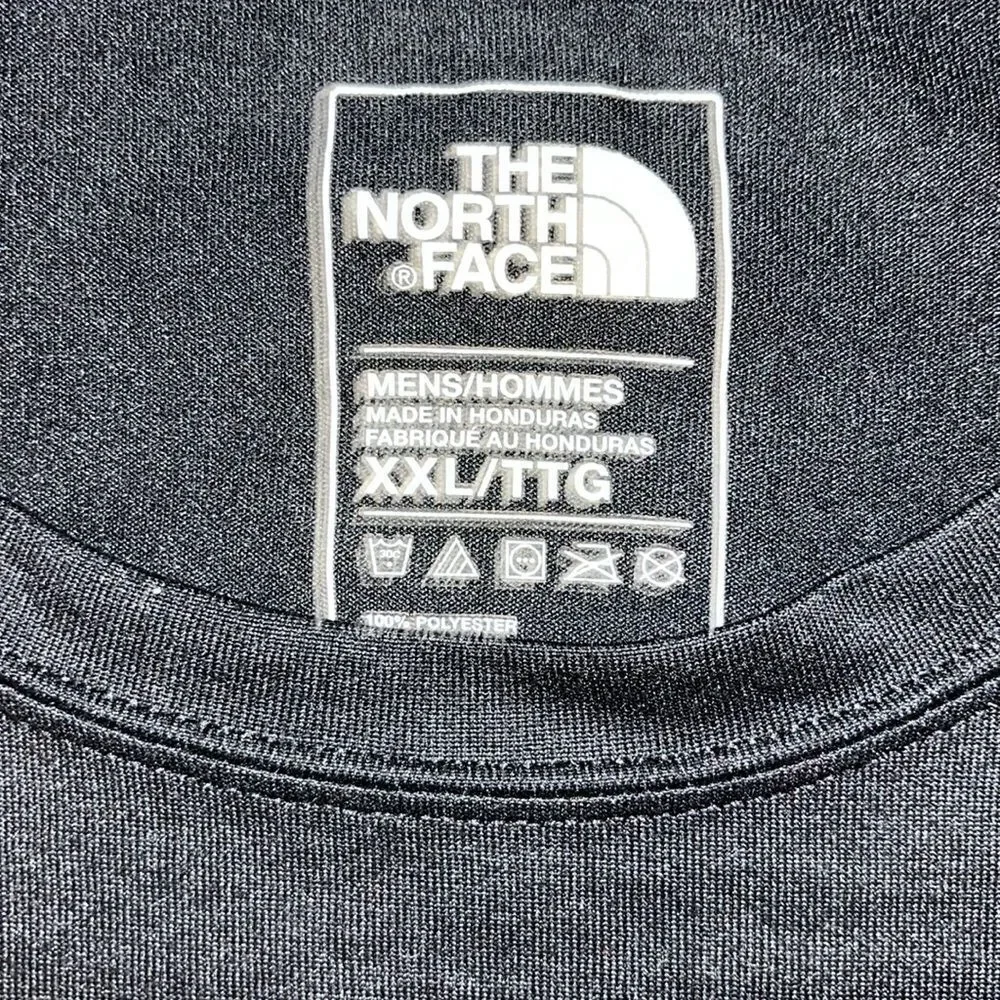 Black The North Face half dome Print Logo T-Shirt performance polyester XXL